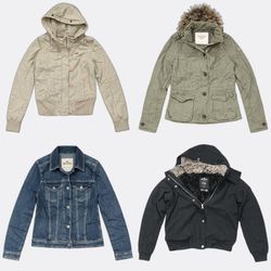 Hollister Abercrombie & Fitch Jackets