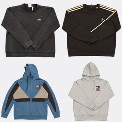 Nike Adidas Hoodies and Sweatshirts.
