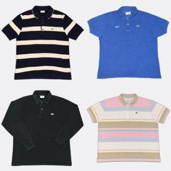 Lacoste Short and Long Sleeve Polo Shirts
