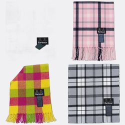Sciarpe a frange a quadri Barbour