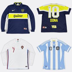 Nike adidas Football Shirts Selection