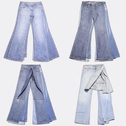 Replay Blue Denim Flare / bootcut Jeans