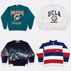 Vintage Graphic Crewneck Sweatshirts