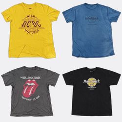 CR13374 Vintage Music T-Shirts Bundle