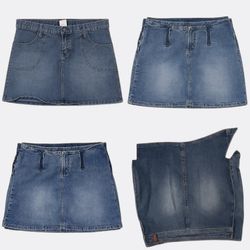 Y2K Denim Mini Skirts