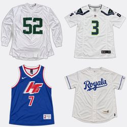 Nike Majestic NFL/NHL/MLB Sports Jerseys Stack
