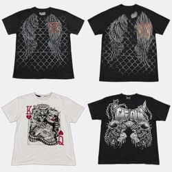 CR13096 Vintage Skull T-Shirts