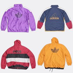 Adidas Nike vestes coupe-vent