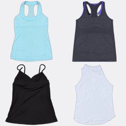 Lululemon Racerback Tank Tops