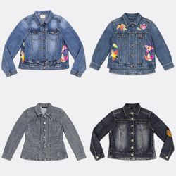 Denim Jackets with Unique Embroidery and Prints