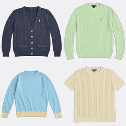 Polo Ralph Lauren Cable Knits.