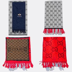 RV5091 Gucci Bufandas con Flecos tipo Muffler