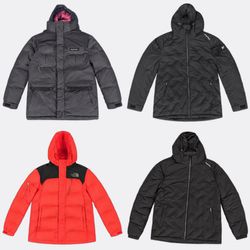 Montbell & North Face Puffer Jackets and Parkas Lo..