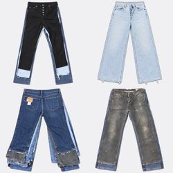 501 Levi's Straight Leg Denim Jeans