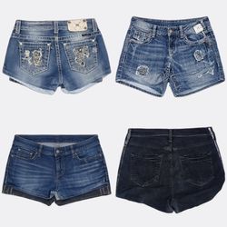 True Religion Miss Me Denim Shorts