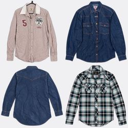 Westren Button-Up Shirts - BUNDLE 08