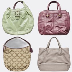 Coach Leather and Canvas Handbags