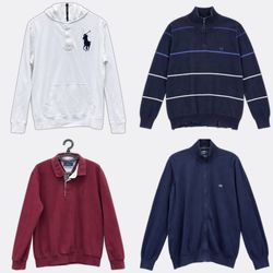 Polo Ralph Lauren Lacoste Fred Perry Sweaters