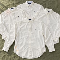 VHR208 Chemise blanche à boutons Polo Ralph Lauren