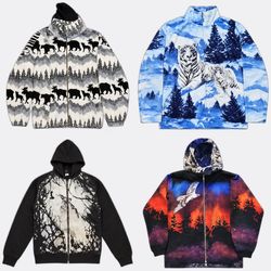 Animal Printed and graphic  Fleece Jackets Selecti..