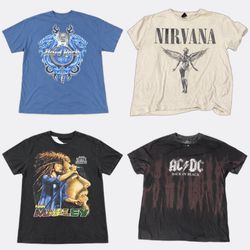 Vintage Music T-Shirt Wholesale Bundle – Assorted ..
