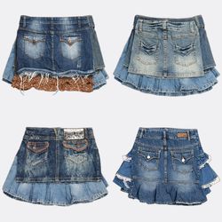 Disney Denim Mini Skirts