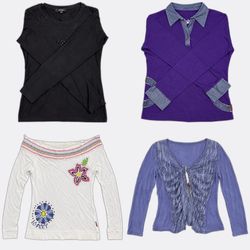 Chanel Printed Tops and Long Sleeve T-Shirts-AV-18..