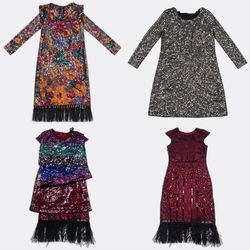 Sequined Party Dresses (D-0018)