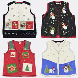 Novelty Christmas Holiday Waistcoats