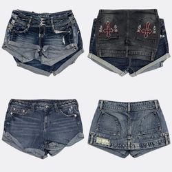 Y2k Denim Shorts (1651)