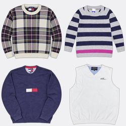 Tommy Hilfiger Superdry Knitwear Sweaters Lot