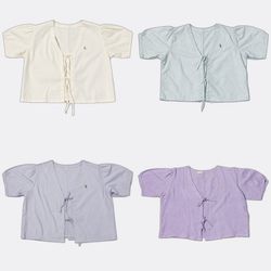 Upcycled Polo Ralph Lauren Puff Sleeves Blouses