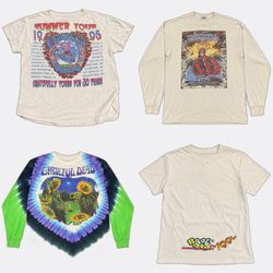 Grateful Dead Pink Floyd Grafik bedruckte T-Shirts