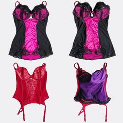 Lingerie Corsets and Camisoles Lot