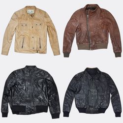 Vintage Leather Jackets Selection