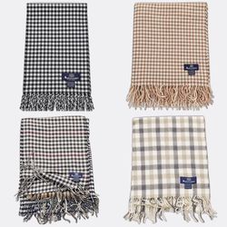 Aquascutum Cashmere Patterned Scarves