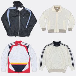 Adidas Nike Windbreakers and Track Jackets