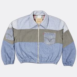 Upcycled Levi's Denim Crop Jacket