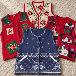 Vintage Halloween, Christmas & Cottagecore Sweater..