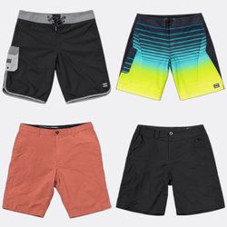 Assorted Surf and Walk Shorts Bundle