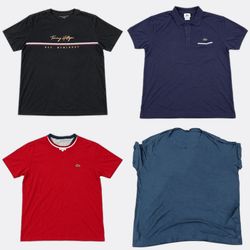 CR13676 ビンテージ Tommy Hilfiger と Lacoste のTシャツバンドル
