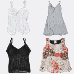 Camisoles with Lace Trim and Floral Prints