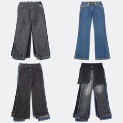 CR13806 Vintage Designer Women Jeans Bundle