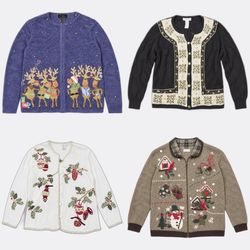 Neuartige Weihnachtsstrickwaren Cardigans und Pull..
