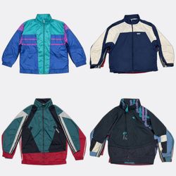 Adidas Nike Colorblock Windbreaker Jackets