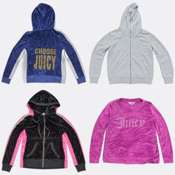SD 606 Juicy Couture Velour Sweatshirts and Hoodie..