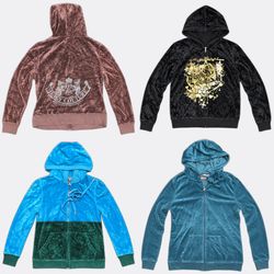 SD 608 Juicy Couture Zip Up Hoodies