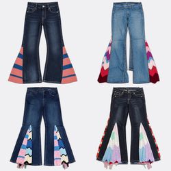 CR13815 Upcycled Flare Jeans Bundle