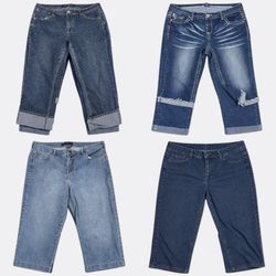 Jeans Capri in denim (J-0054)