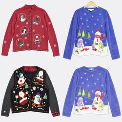 Holiday Themed Novelty Knitwear At 1562